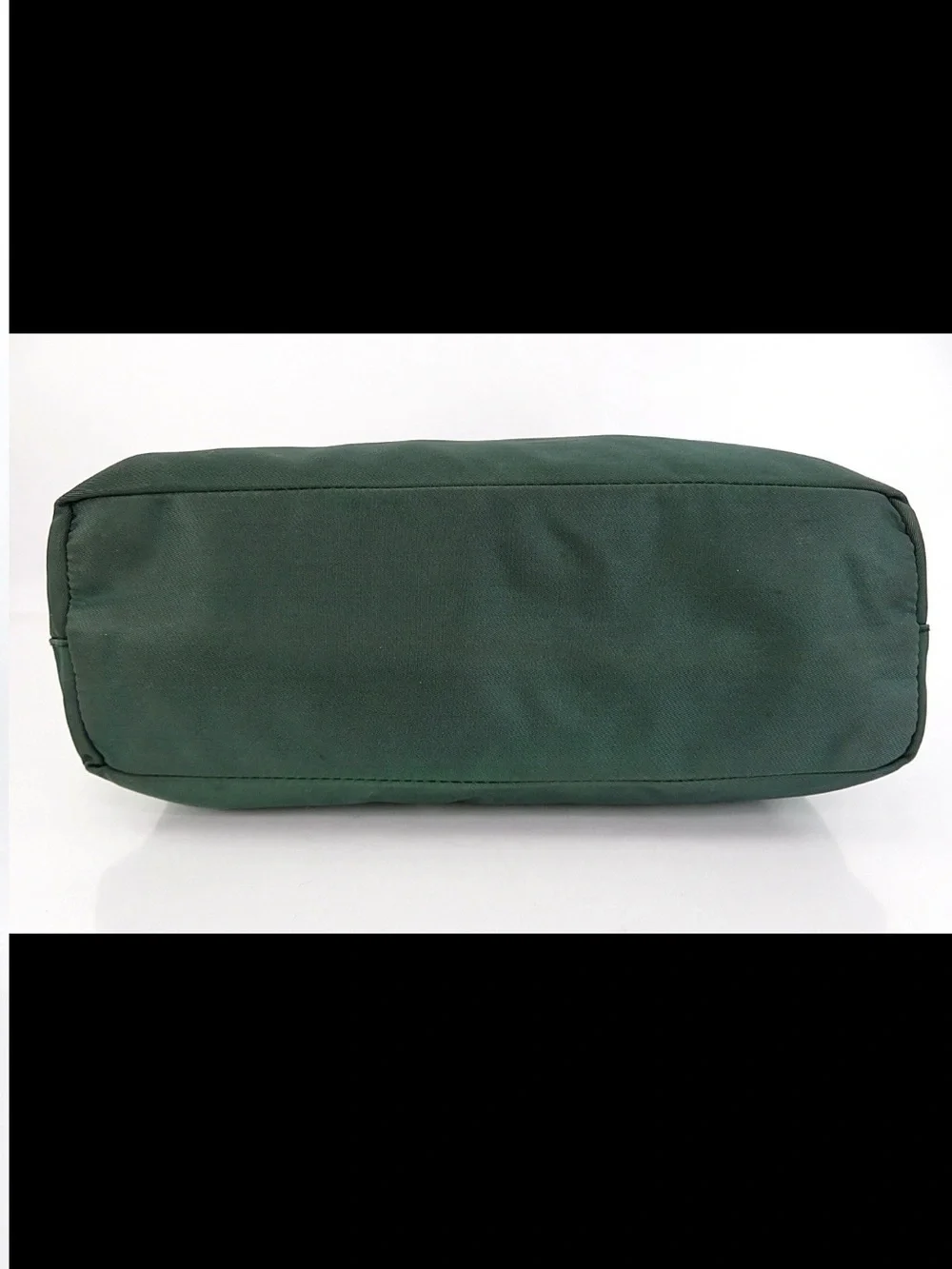 Prada Dark Green Nylon Shoulder Tote